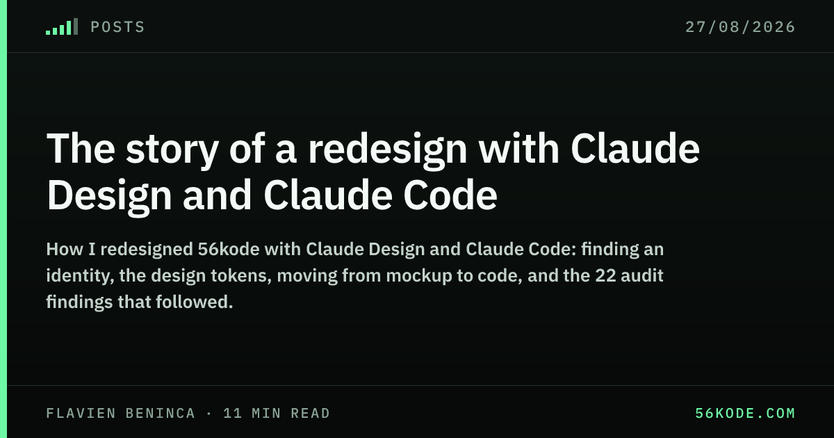 Illustration de l'article : Récit d'une refonte graphique avec Claude Design et Claude Code
